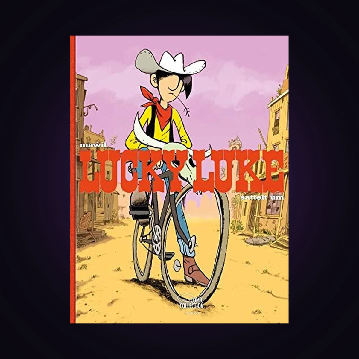 Lucky Luke sattelt um - Vorzugsausgabe von Mawil