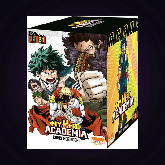 Coffret Intégrale My Hero Academia. Tomes 15 à 21