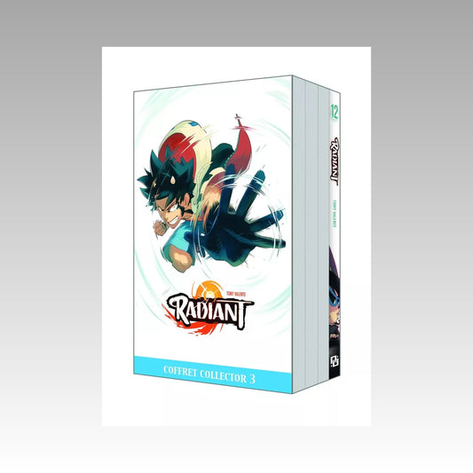 Radiant. Tome 12 Coffret + Cale + Sticker inédit