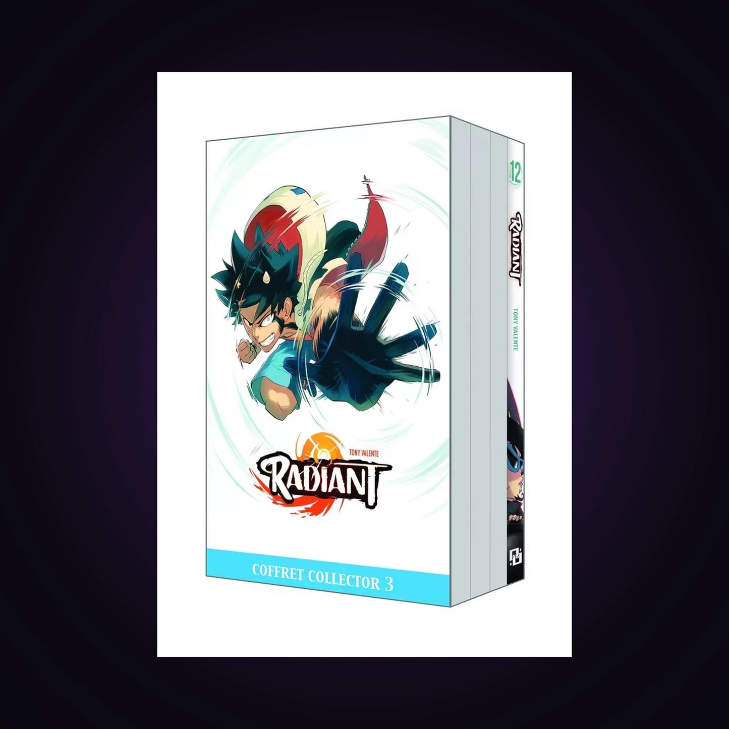 Radiant. Tome 12 Coffret + Cale + Sticker inédit