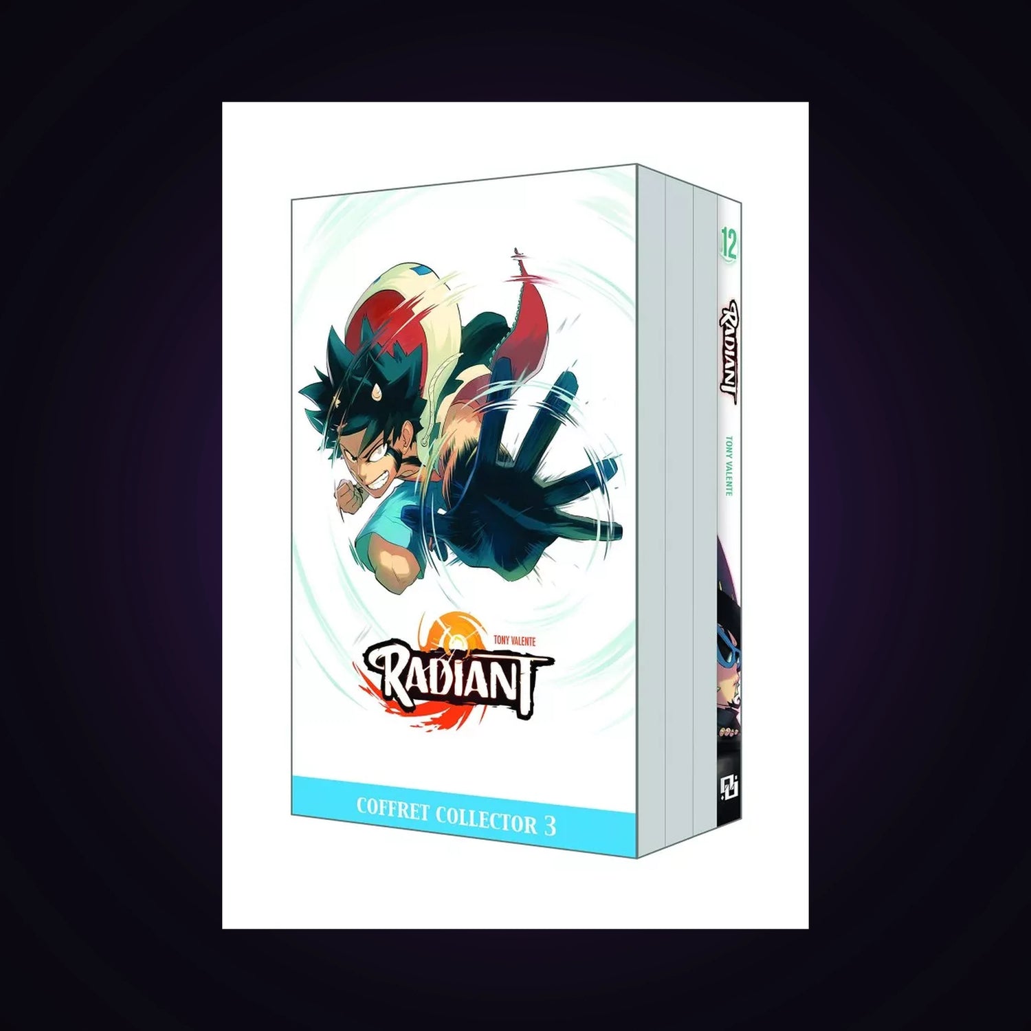Radiant. Tome 12 Coffret + Cale + Sticker inédit