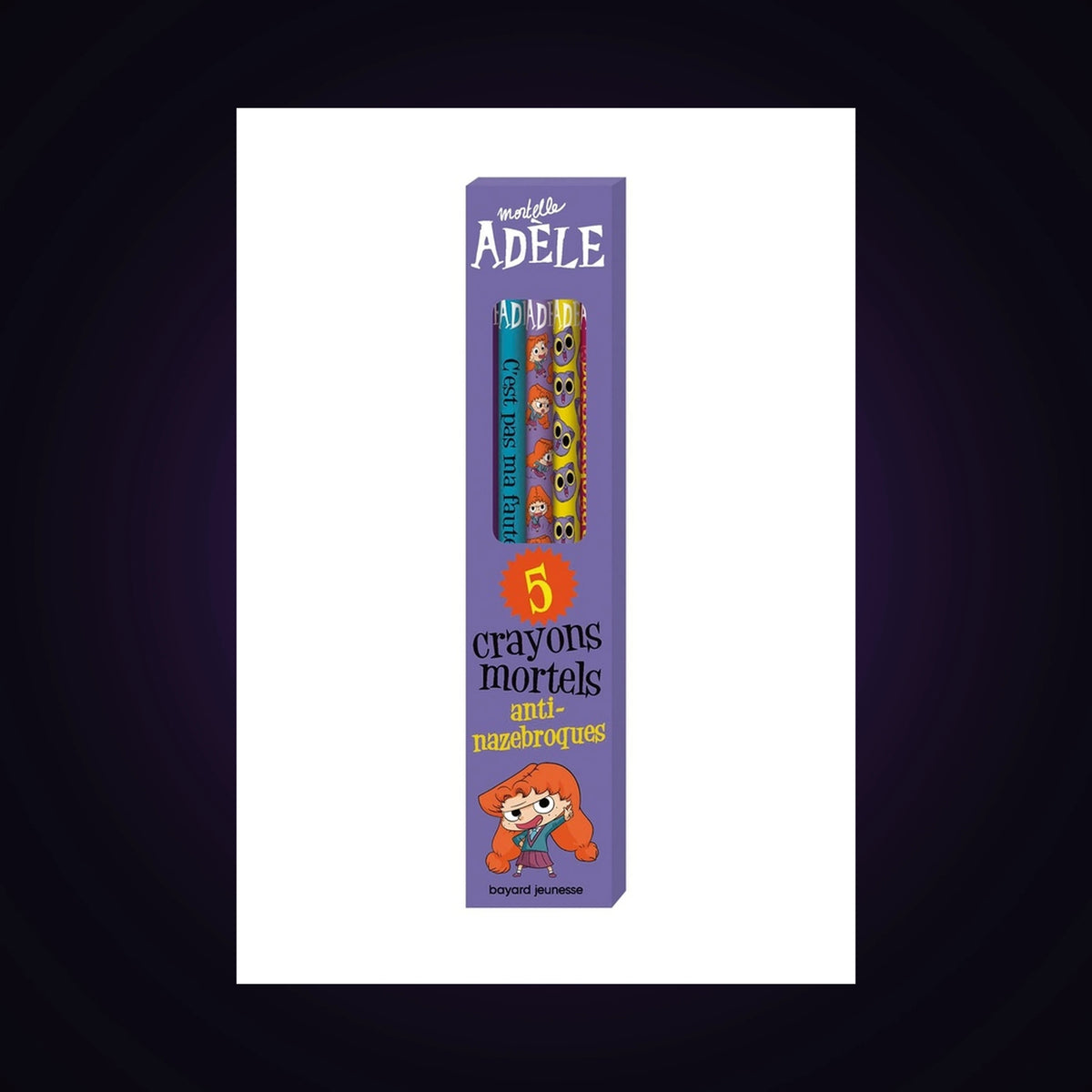 Crayons Mortelle Adèle - Pack de 5