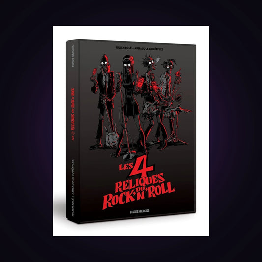 Les 4 reliques du Rock'n'Roll - Coffret avec vinyle et poster