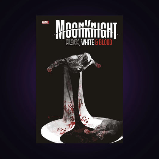 Moon knight : black white blood.