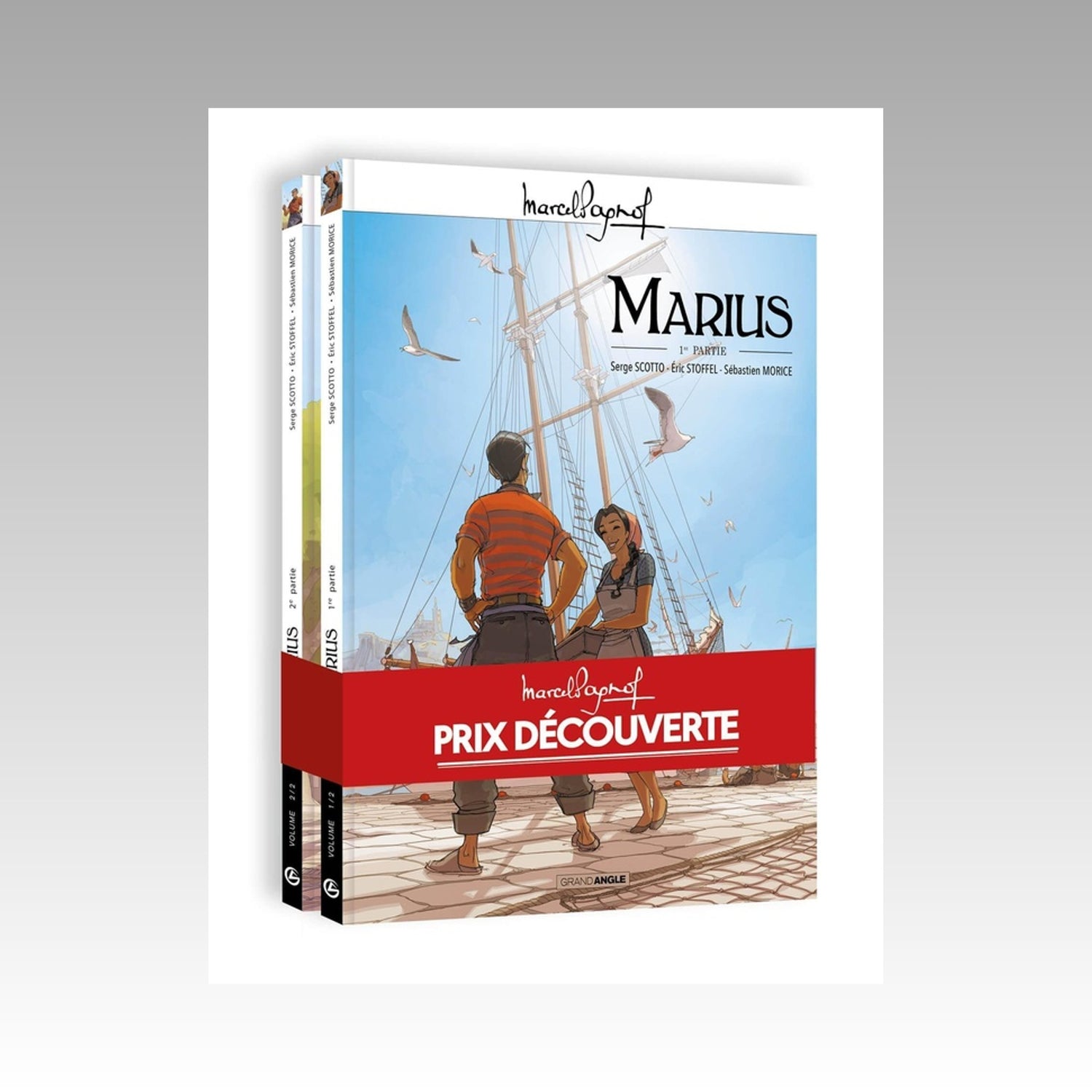 Marcel Pagnol en BD - Pack Marius Tomes 1 et 2