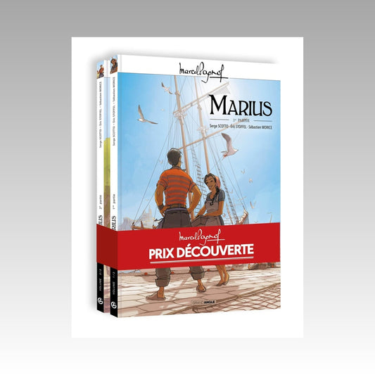 Marcel Pagnol en BD - Pack Marius Tomes 1 et 2
