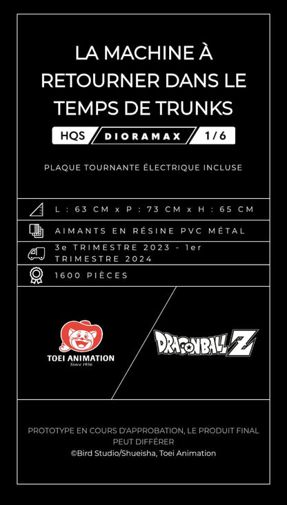Résine Tsume – Machine à remonter le temps de Trunks (Dragon Ball Z) - Occasion