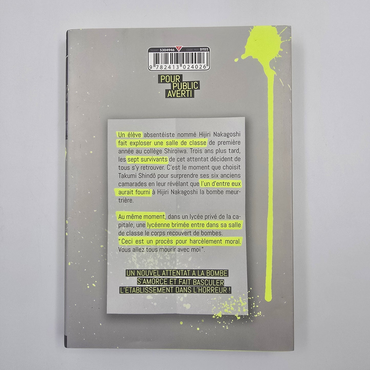 Survivor's Club. Tome 1 - Occasion