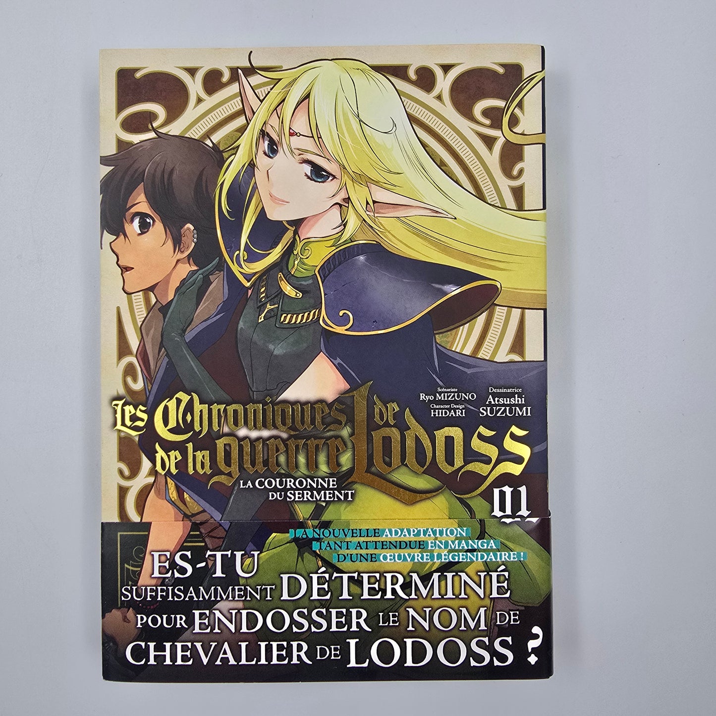 Les chroniques de la guerre de Lodoss : la couronne du serment - Manga