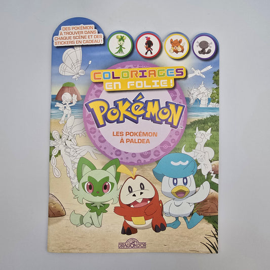 Coloriages en folie ! Pokémon - Les Pokémon à Paldea