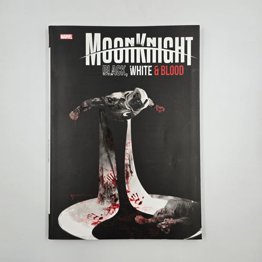 Moon knight : black white blood.
