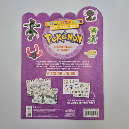 Coloriages en folie ! Pokémon - Les Pokémon à Paldea